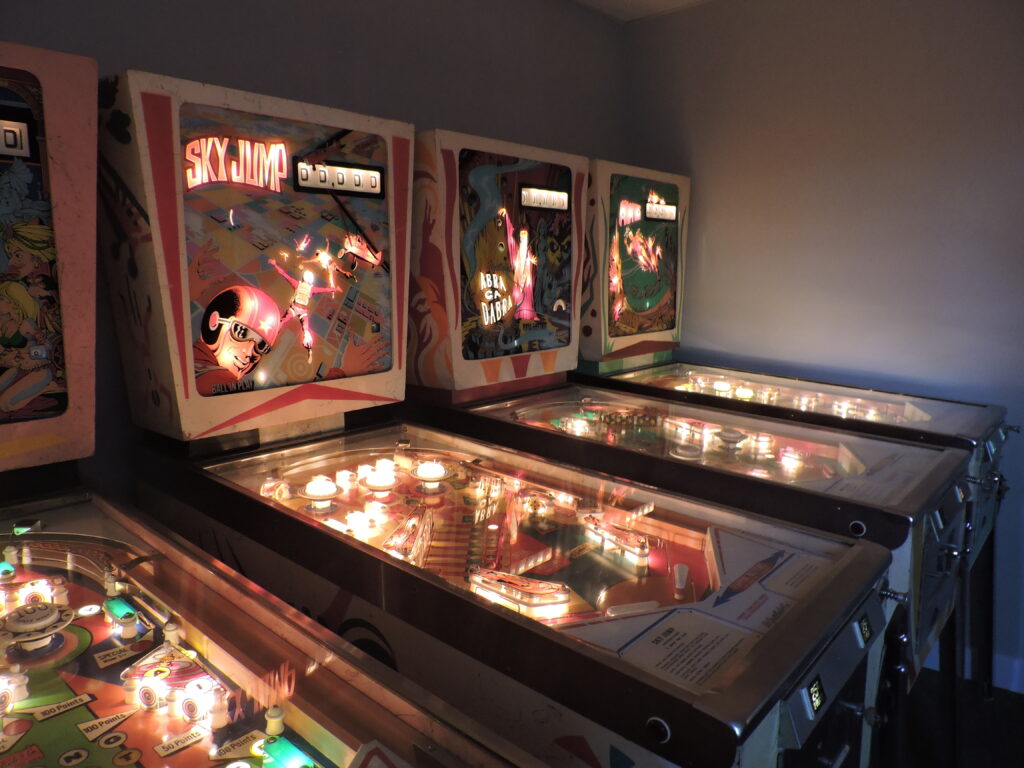 pinball machines